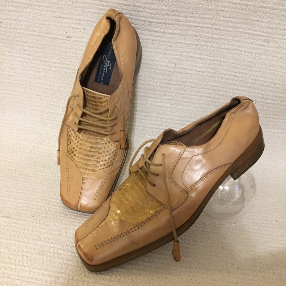 Giorgio Brutini Genuine Snake skin Oxford shoe